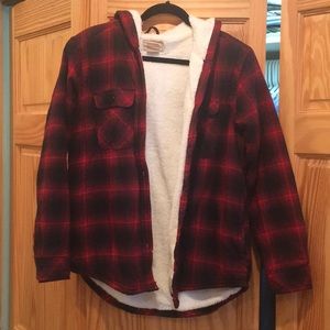 boston traders hooded flannel costco